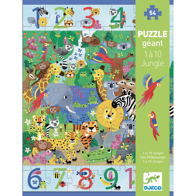 DJECO Puzzle Džungle 54 dílků