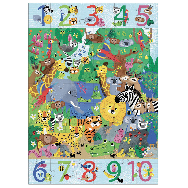 DJECO Puzzle Džungle 54 dílků