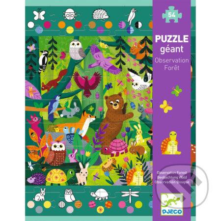 Obrovské puzzle: Objavovanie lesa - puzzle z kategorie 15 - 60 dílků