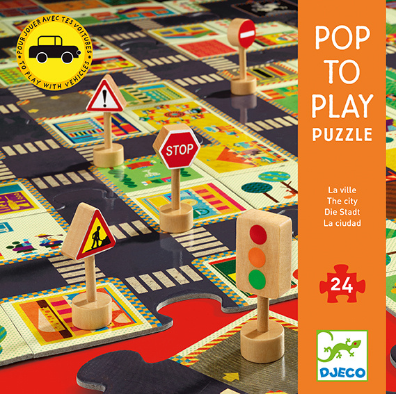 Djeco obří puzzle - město