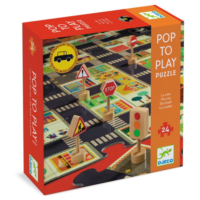 Djeco obří puzzle - město