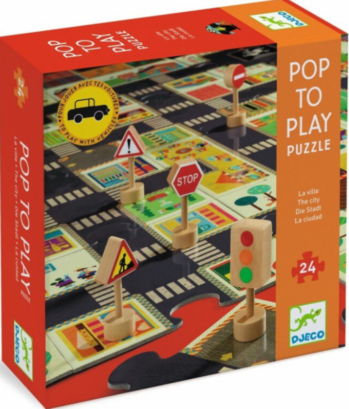 Djeco obří puzzle - město