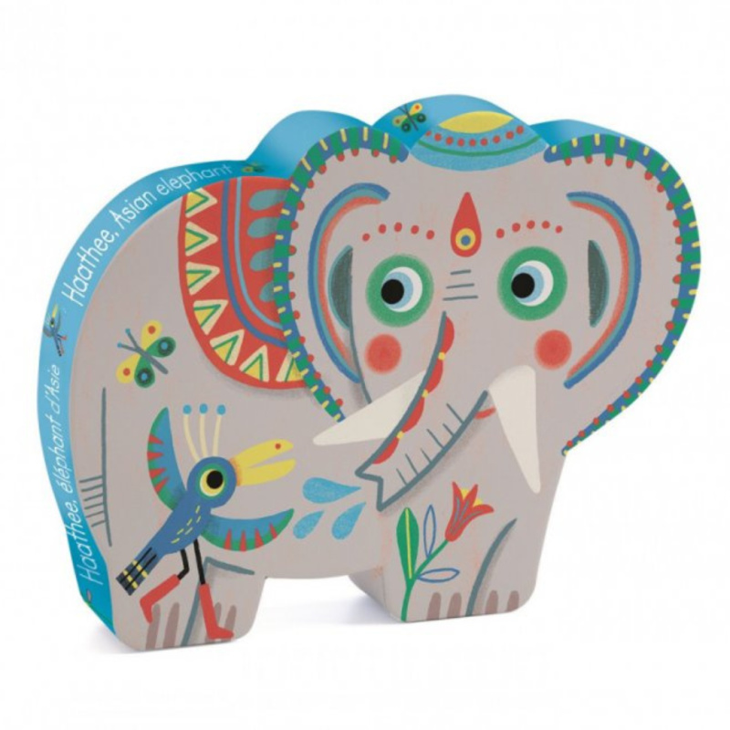 DJECO Puzzle Indický slon - 24 pcs