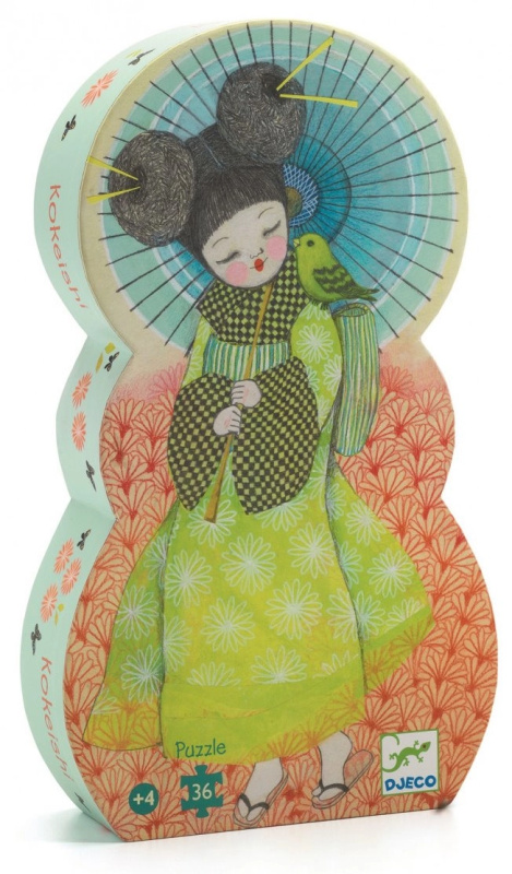 Puzzle japonská gejša 36 dílků