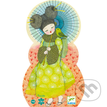 Puzzle japonská gejša 36 dílků