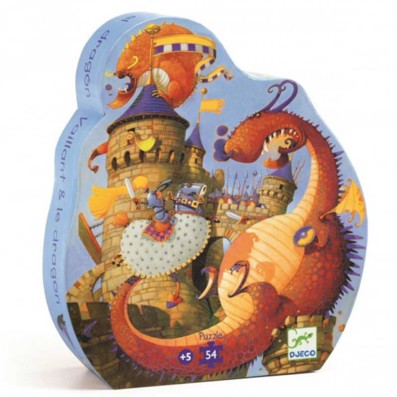 DJECO Puzzle Dračí bitva 54 dílků
