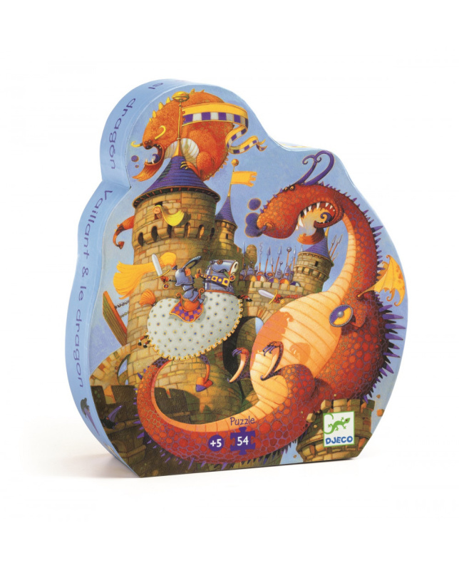 DJECO Puzzle Dračí bitva 54 dílků