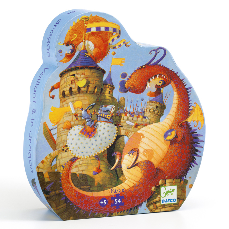 DJECO Puzzle Dračí bitva 54 dílků