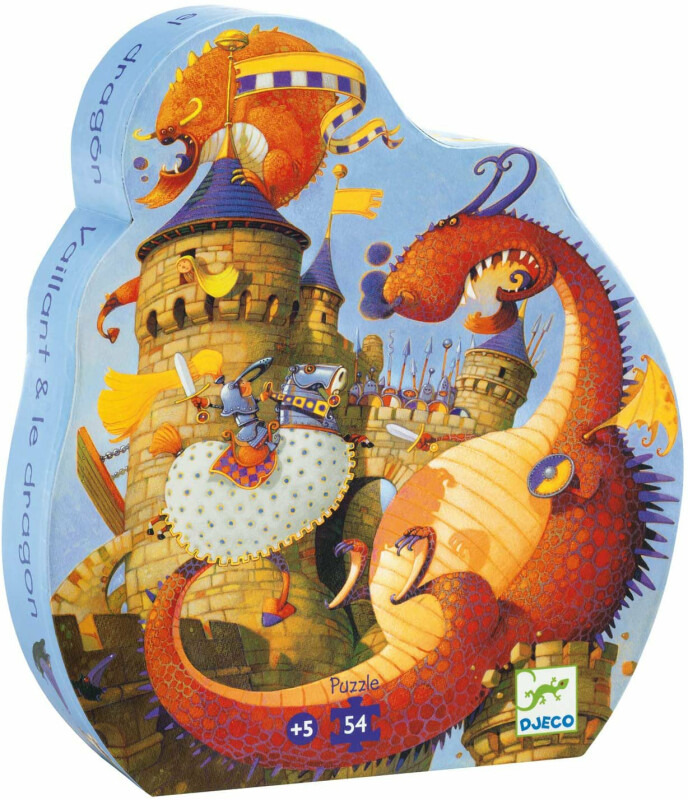 DJECO Puzzle Dračí bitva 54 dílků