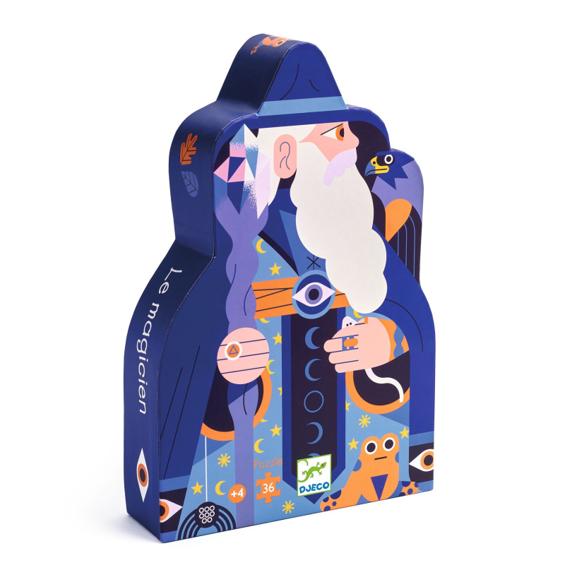 DJECO Puzzle Čaroděj 36 dílků