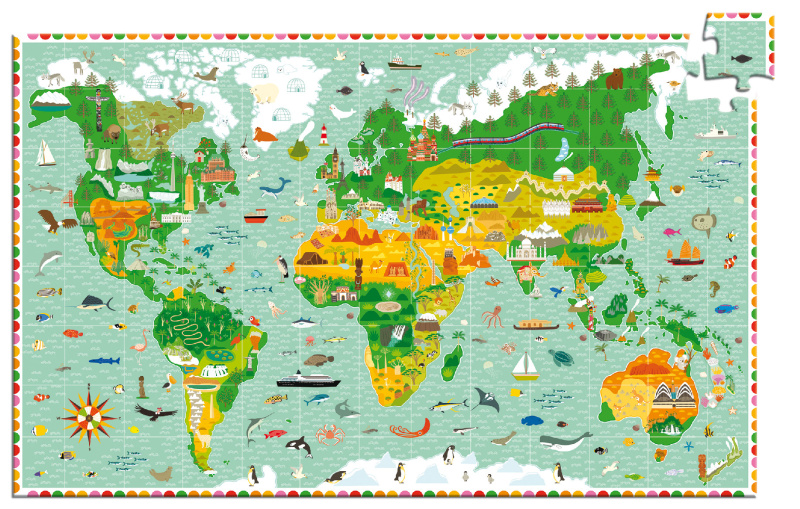 Puzzle DJECO Observation kolem světa