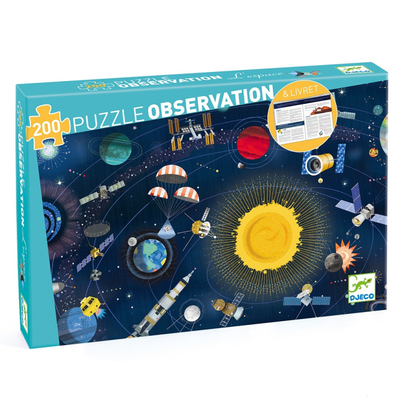 DJECO Puzzle Observation: Vesmír 200 dílků