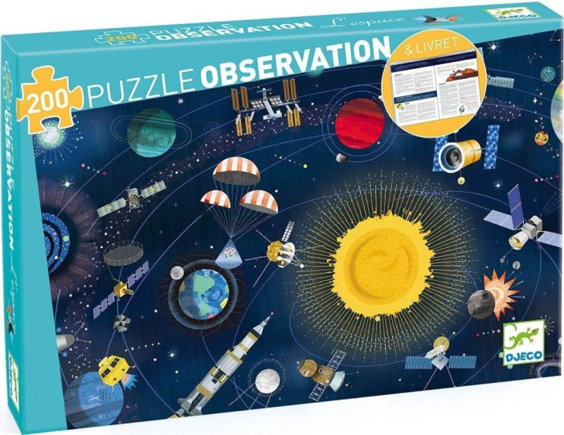 DJECO Puzzle Observation: Vesmír 200 dílků