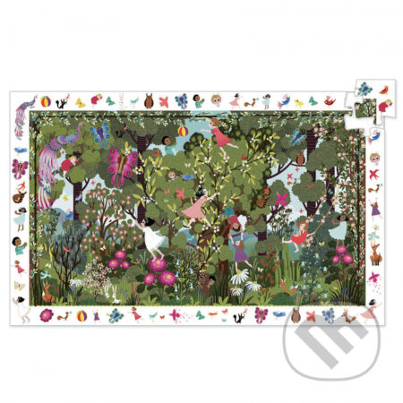DJECO Vyhledávací puzzle Hrátky v zahradě