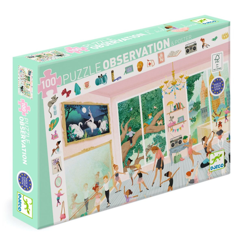 DJECO Vyhledávací puzzle Taneční škola