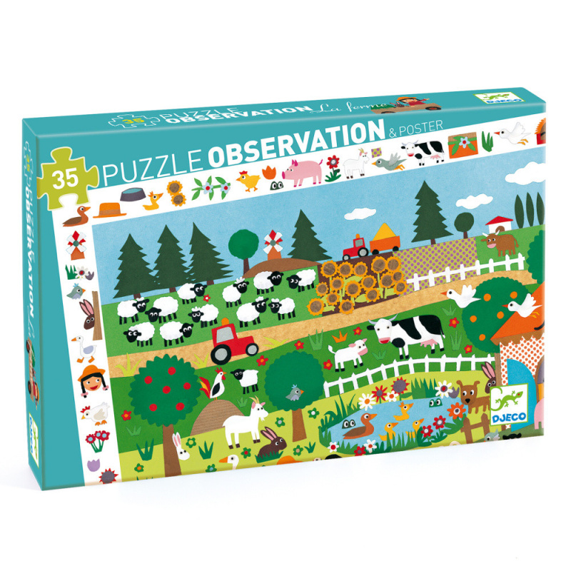 DJECO Puzzle Observation: Statek 35 dílků