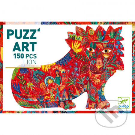 Umelecké puzzle: Lev - puzzle z kategorie Umělecké