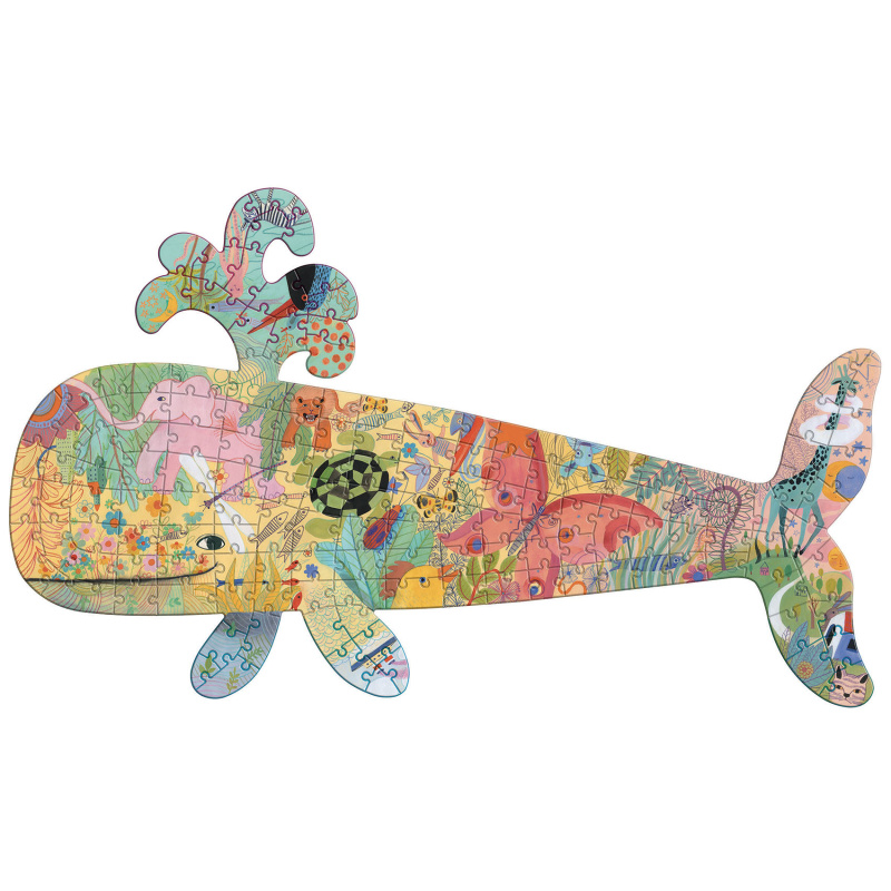 Obrysové puzzle velryba