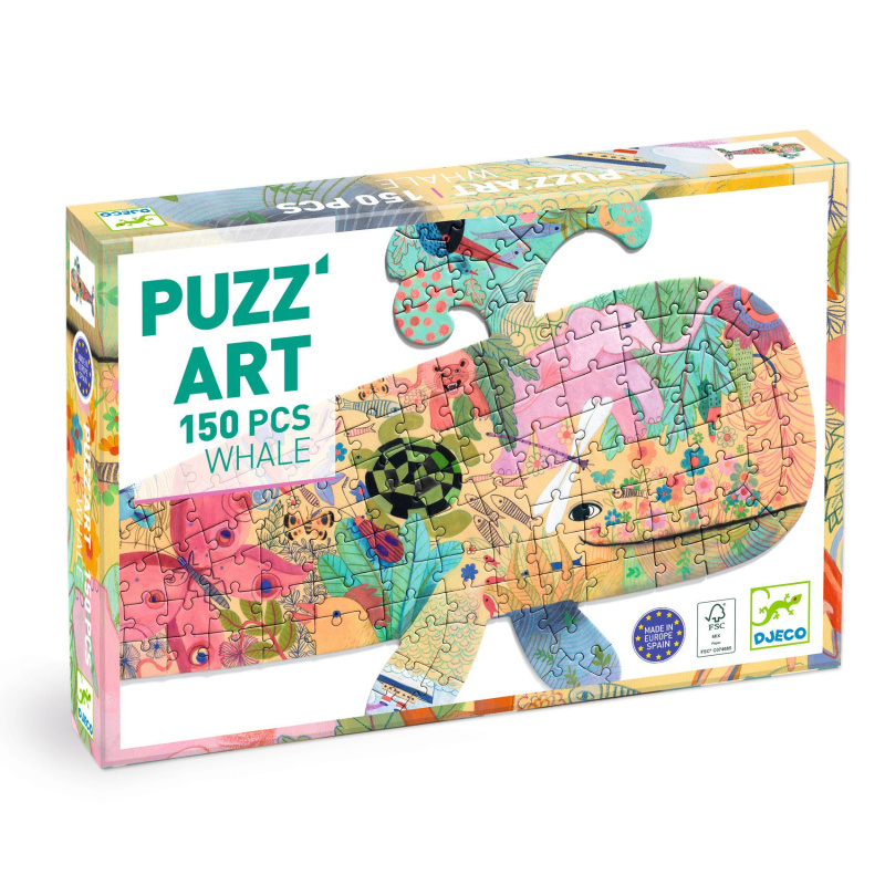 Obrysové puzzle velryba