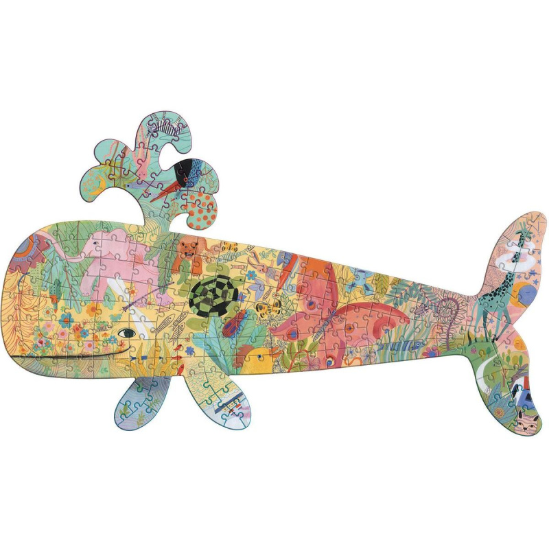 Obrysové puzzle velryba