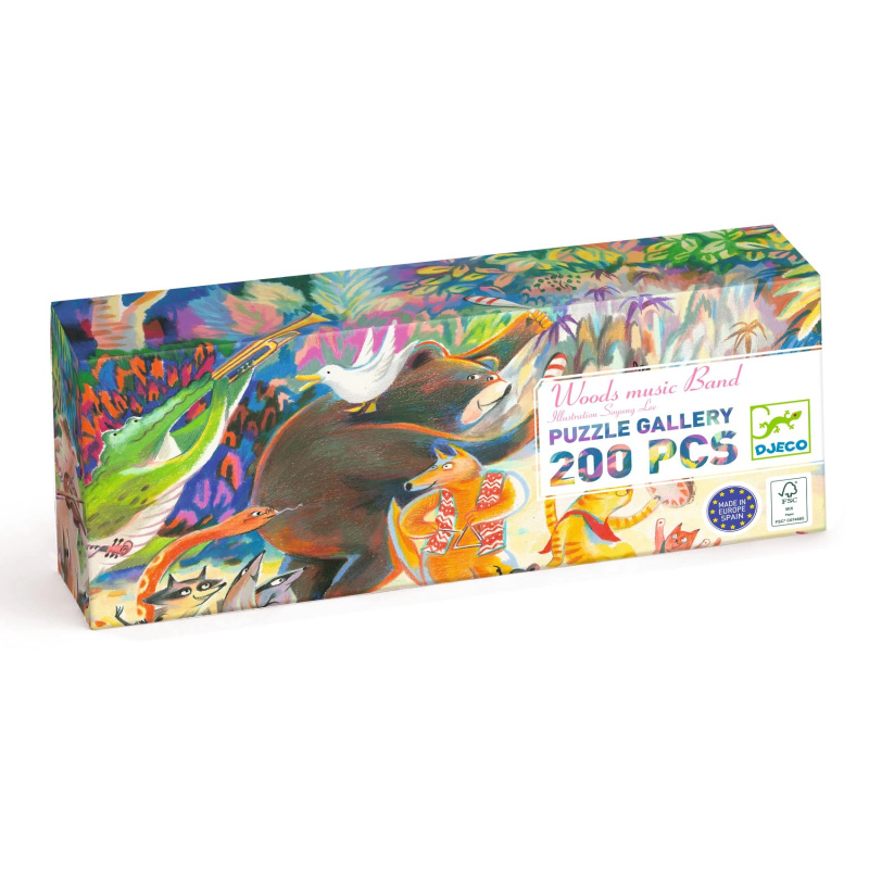 Puzzle Lesní kapela - 200 dílků