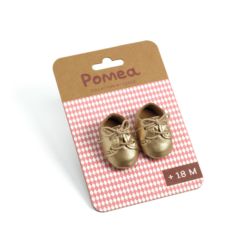 Baby Pomea - botičky na panenky - zlaté