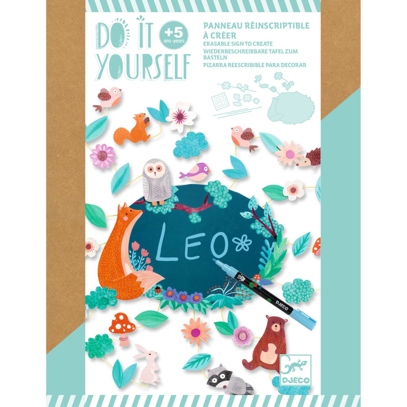 DJECO DIY Tabulka na dveře Les