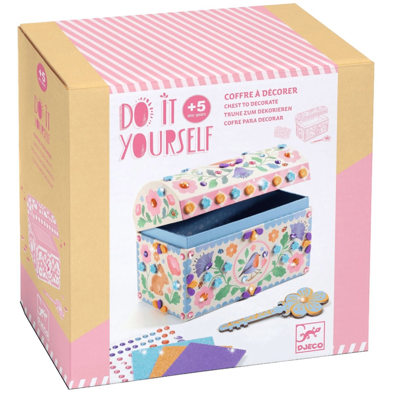 DJECO Výtvarná sada Tajná truhla s pokladem