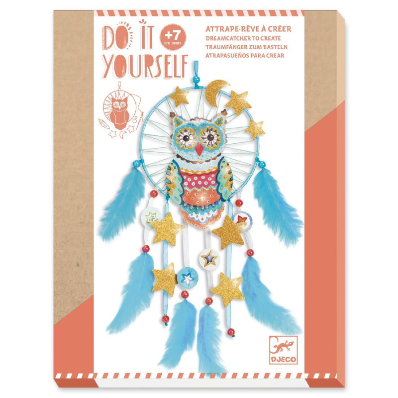 Kreativní sada Djeco DIY Lapač snů Sova