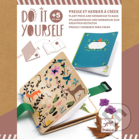 DIY-Vytvor si sám zošit na herbár: Malí botanici lis na rastliny prenosný