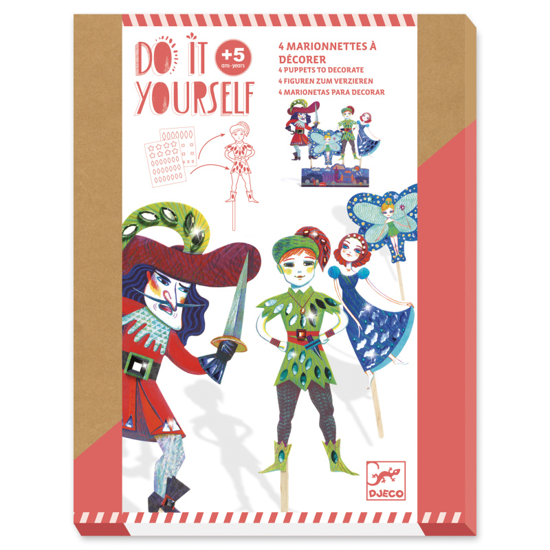 DIY Loutky Peter Pan od Djeco