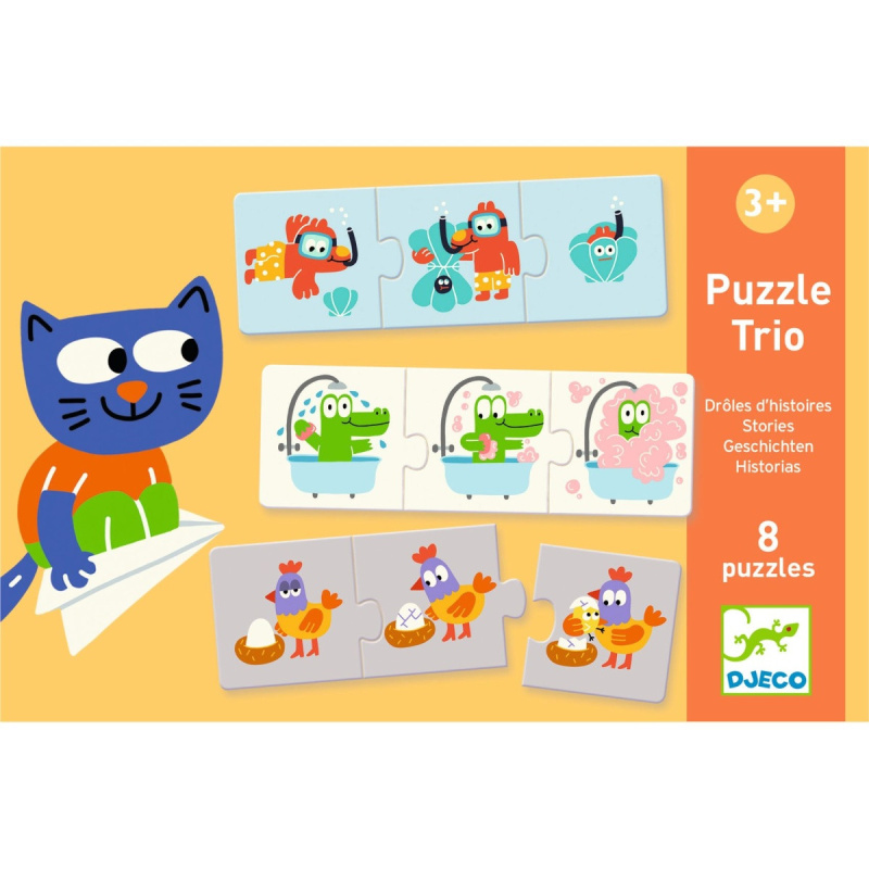 Puzzle trio: Príbehy - puzzle z kategorie Maxi dílky