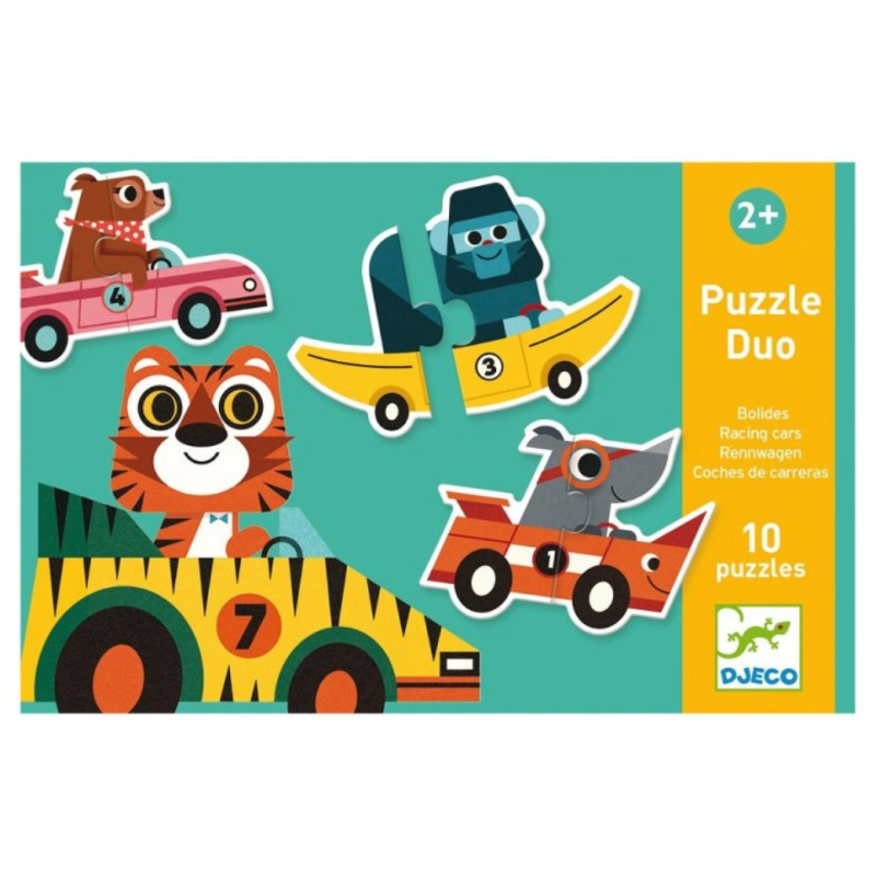 Puzzle Duo Závodní Auta