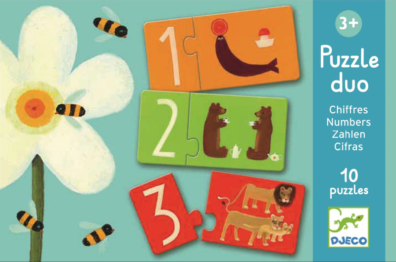 DJECO Duo puzzle Čísla