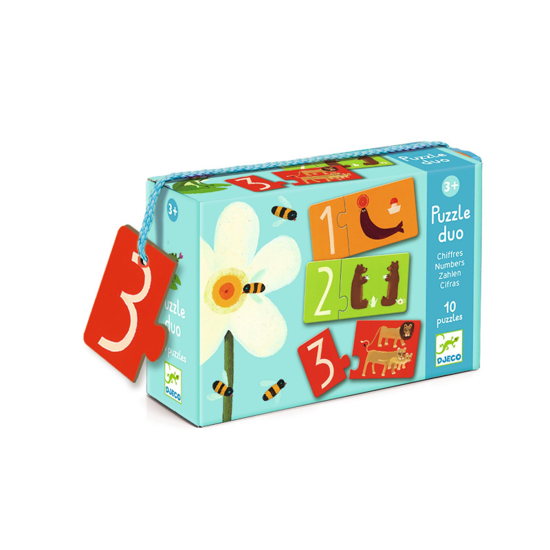 DJECO Duo puzzle Čísla