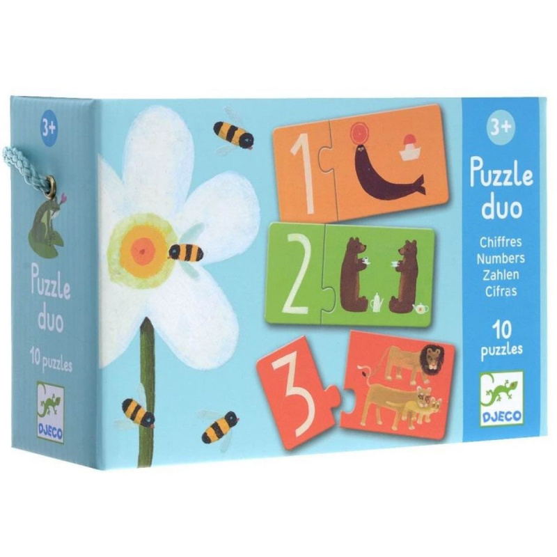 DJECO Duo puzzle Čísla