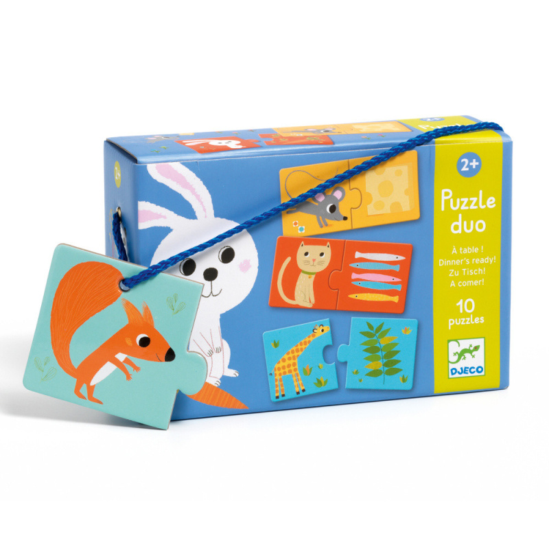 Duo Puzzle DJECO: Co bude dnes k obědu?