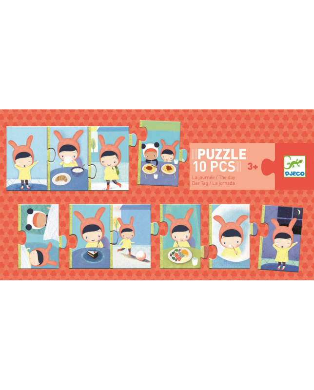 DJECO Trio puzzle Denní činnosti