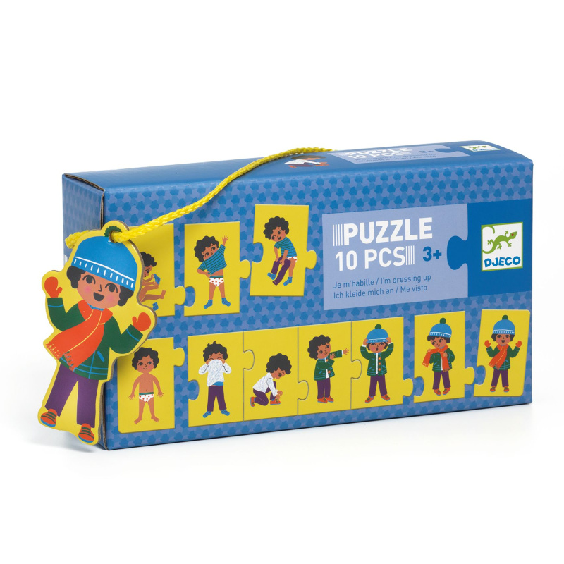 DJECO Puzzle Oblékání 10 dílků