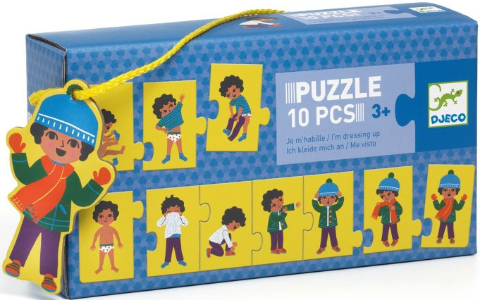 DJECO Puzzle Oblékání 10 dílků