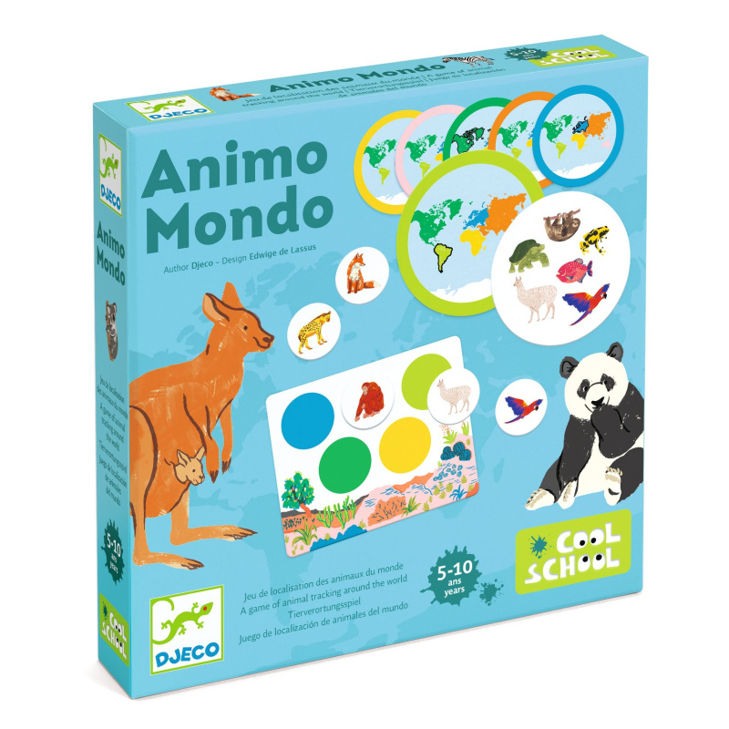 Zvieratá sveta (Animo Mondo): priraďovanie zvierat k svetadielom
