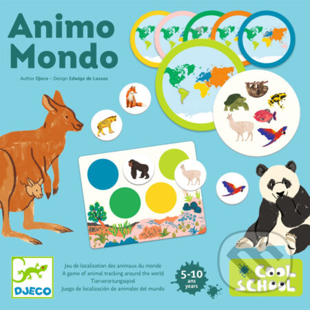 Zvieratá sveta (Animo Mondo): priraďovanie zvierat k svetadielom