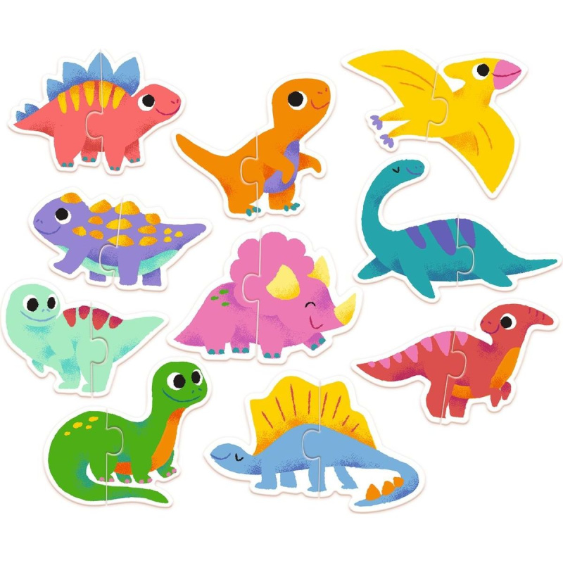 Puzzle duo dinosauři