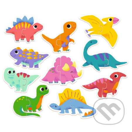 Puzzle duo dinosauři