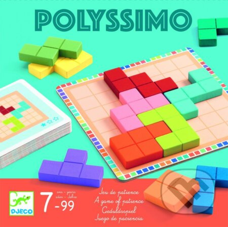 DJECO Dřevěný hlavolam Polyssimo