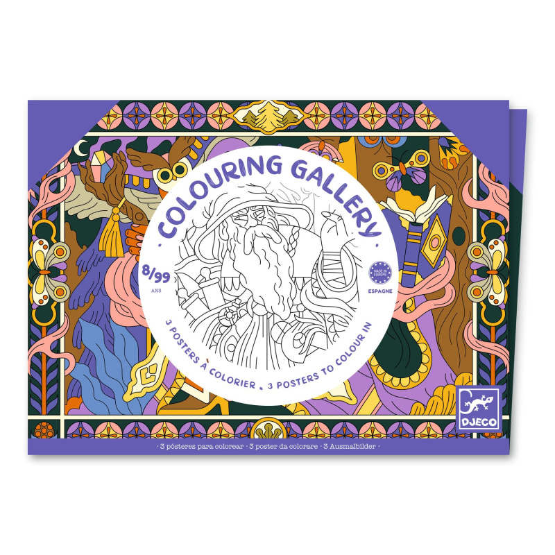 Omalovánková galerie Heroic od Djeco