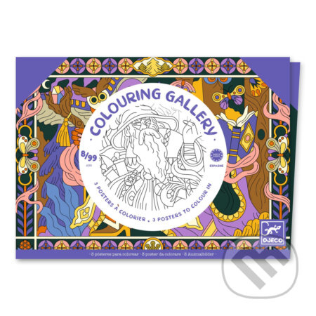 Omalovánková galerie Heroic od Djeco
