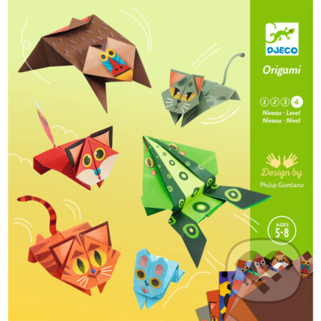 DJECO Origami vyskakovací zvířátka