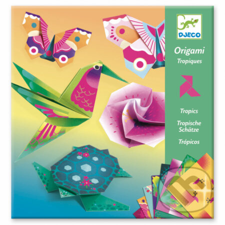 DJECO Origami neonové Tropy