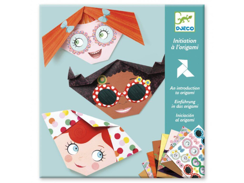 Origami Dívčí obličeje DJECO